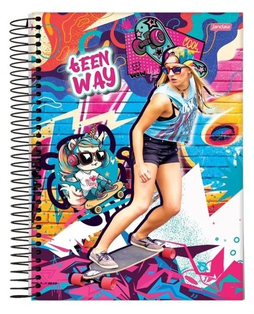 CADERNO C.D. 10X1 TEEN WAY 